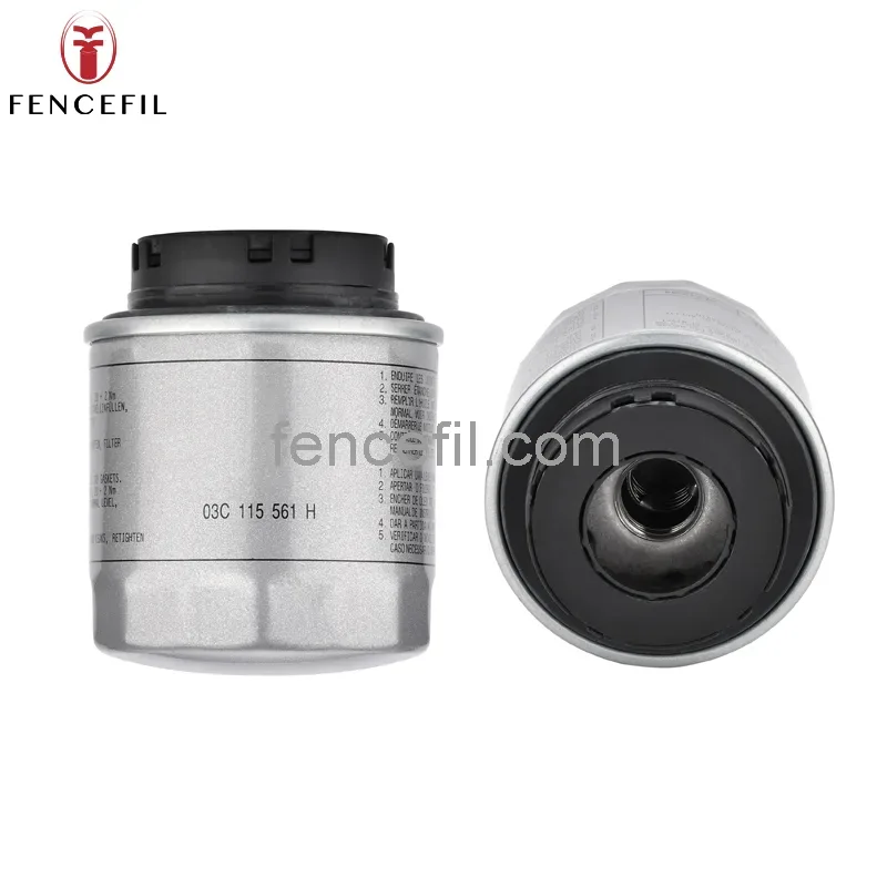 03C115561H 03C115561B 03C115561C Oil Filter Element for VW BEETLE Polo B7 SEAT 1.2 1.4 TSI Engine